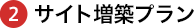 2.サイト増築プラン